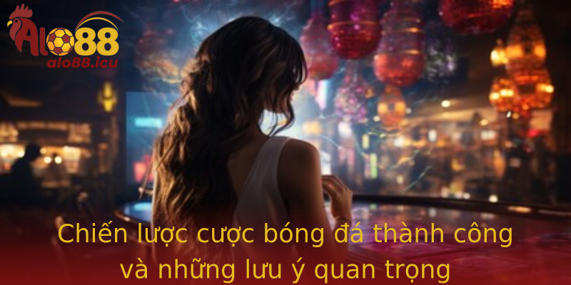 Chiến lược cược bóng đá thành công và những lưu ý quan trọng